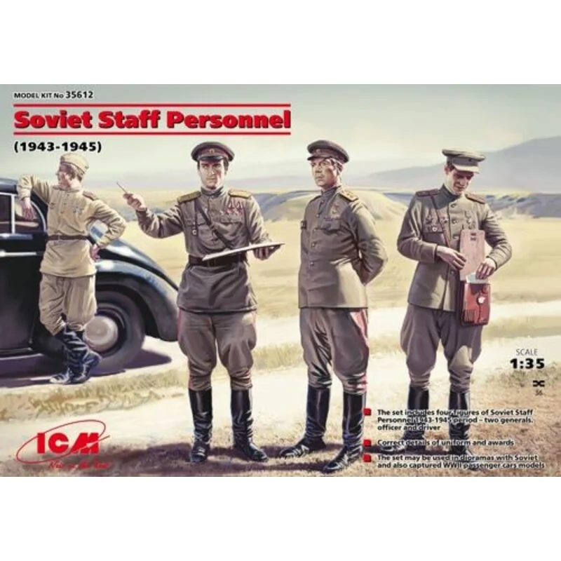 Soviet Staff Personnel (1939-1945) (4 figures)