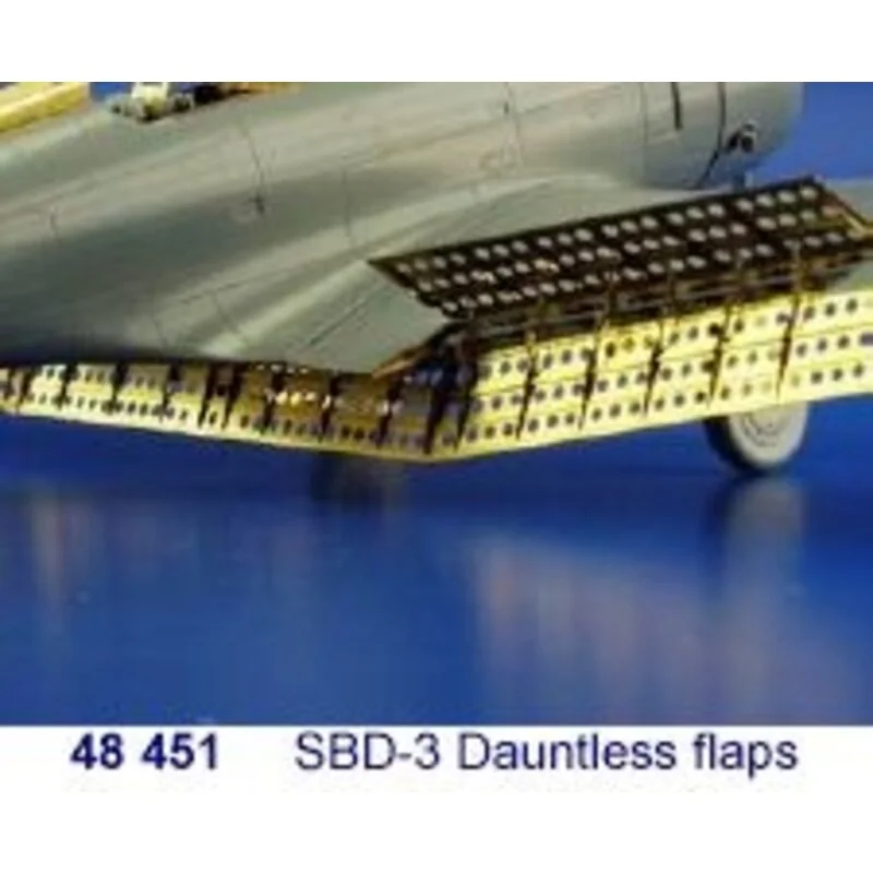 Douglas SBD-3 Dauntless flaps (designed to be assembled with model kits from Hasegawa)