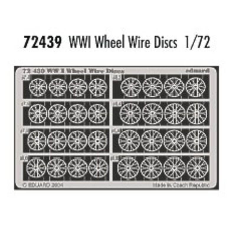 WWI wheel wire discs