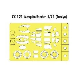 de Havilland Mosquito bomber (designed to be assembled with model kits from Tamiya) (made from yellow Kabuki tape produced in Ja