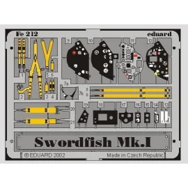 Fairey Swordfish Mk.I PRE-PAINTED IN COLOUR! (designed to be assembled with model kits from Tamiya) This Zoom set is a simplifie