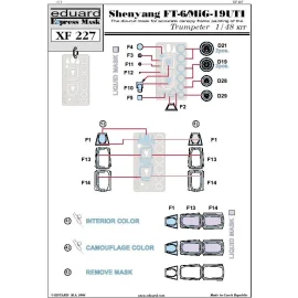 Shenyang FT-6/Mikoyan MiG-19UTI (designed to be assembled with model kits from Trumpeter)