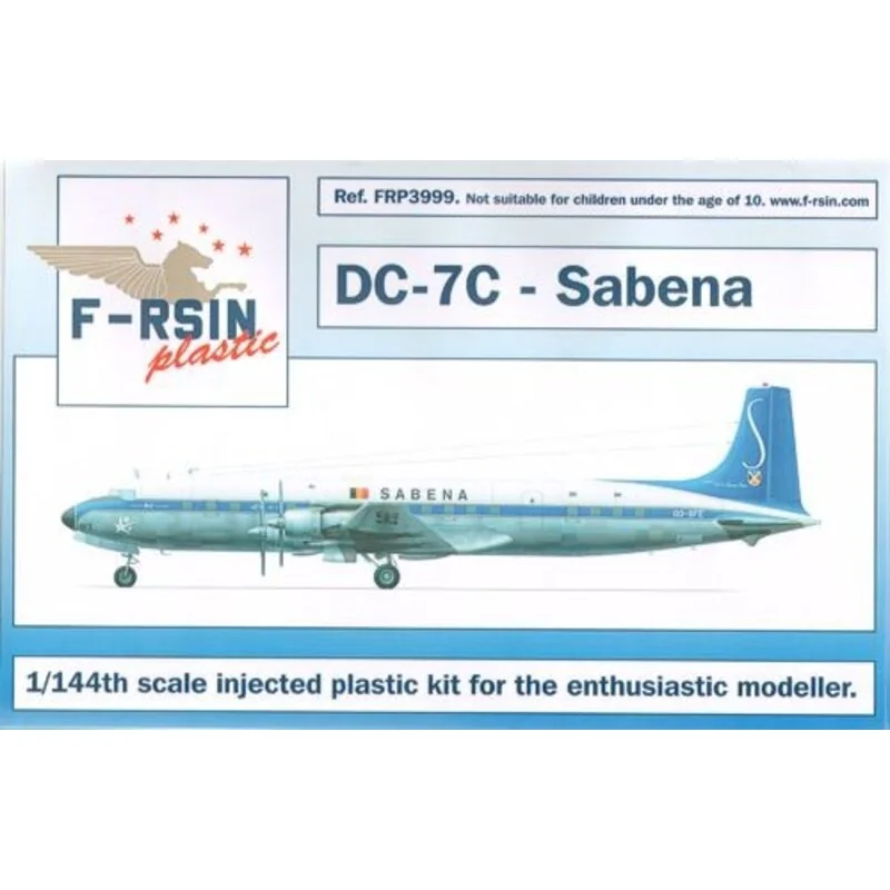 Douglas DC-7C. Decals Sabena