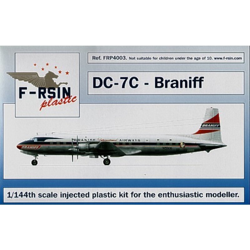 Douglas DC-7. Decals Braniff