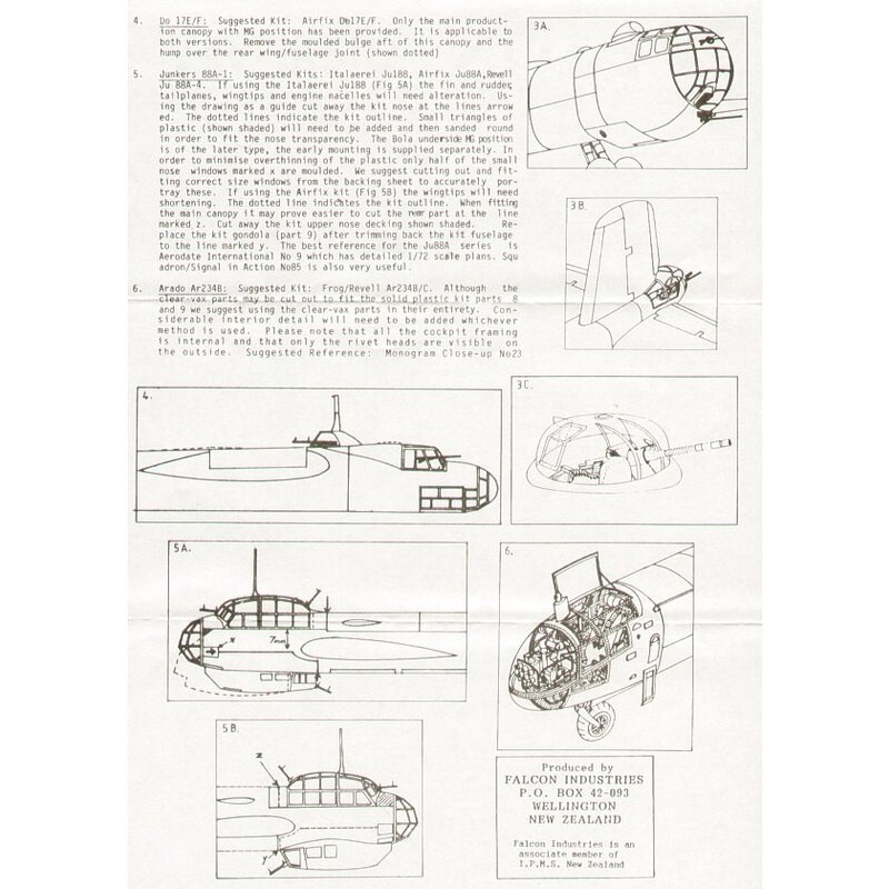 Luftwaffe Bombers WWII. Dornier Do 17Z (designed to be assembled with model kits from FROG and Revell) Focke Wulf Fw 200 Condor 