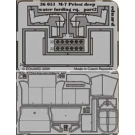 M7 Priest deep water Fording equipment (designed to be assembled with model kits from Academy)