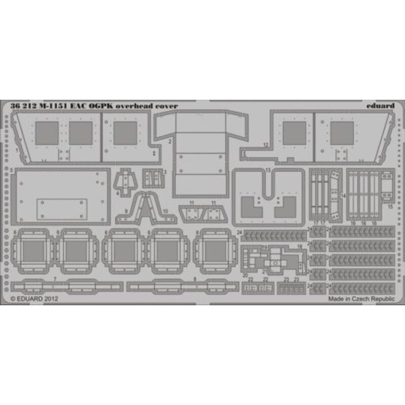 M1151 EAC OGPK overhead cover (designed to be used with Academy kits) 