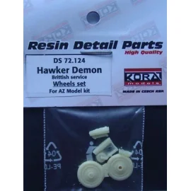 Hawker Demon British - Wheels set (Designed to be used with AZ Model kits) 