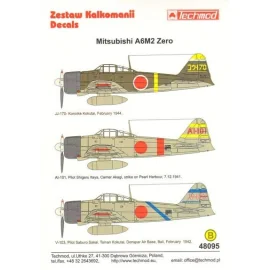 Mitsubishi A6M2 Zero (3) JJ170 Konoike Kokutai 1944; A1-101 Pilot Shigenu Itaya, Akugi Pearl Harbour strike 1941; V-103 Pilot 