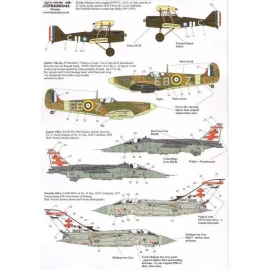 RAF History 41 Sqn Pt 1 (4) S.E.5a E3977/C Lt R.R.Barksdale St Omer 1918; Supermarine Spitfire Mk.IIA P7666 EB-Z Observer Corps