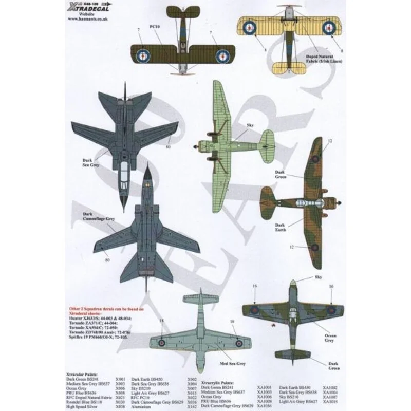 RFC/RAF 100 Years of Shiny 2 Squadron (4) Bristol F.2B J6671 Co. Cork 1920; Westland Lysander Mk.III T1532 KO-D RAF Sawbridgewor