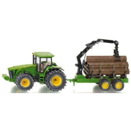 Tractor + Forest trailer Landbouwminiaturen 