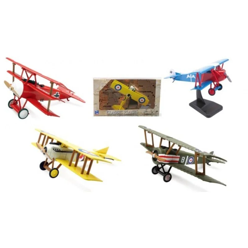 Chasseurs WWI Fighters Monté/Assembled (x8pcs)