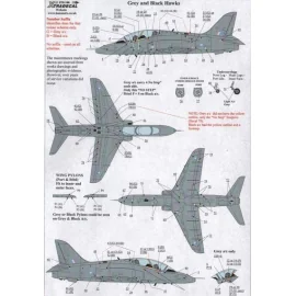 BAe Hawk Maintenance Data for all paint schemes - Red/White/ Red/White/Blue, Green/Grey, Overall Grey and Overall Black. Due end