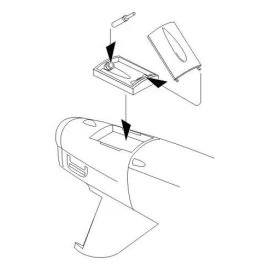 BAe Hawk T.1a Speed brake + intake & exhaust FOD covers (designed to be used with Revell kits) 