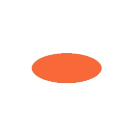 Orange Flat Acrylverf 