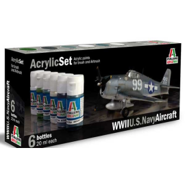 WWII US Navy aircraft painting set Acrylverf 