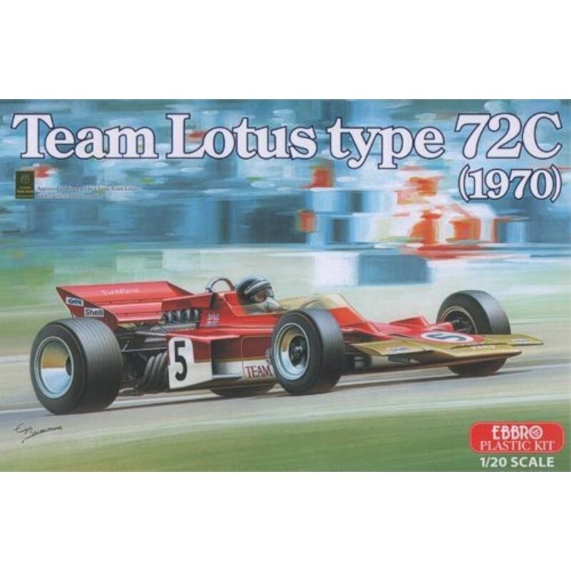 Team Lotus Type 72C (1970) Bouwmodell