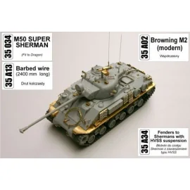 Israeli M50 Super Sherman (designed to be assembled with model kits from Dragon)