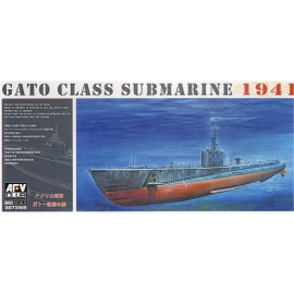 USS Gato Class Submarine 1941 Bouwmodell