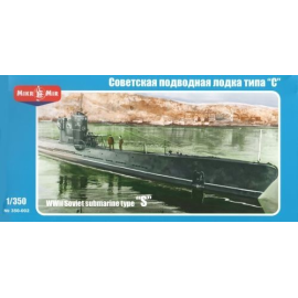 WWII Soviet submarine type 'S' (re-issue of AMP302) Bouwmodell
