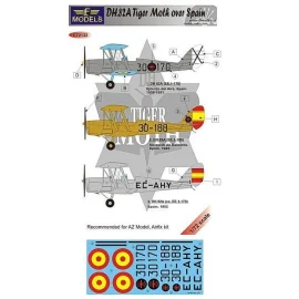 de Havilland Tiger Moth DH.82A over Spain