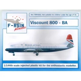 Viscount 800 - British Airways (laser decals + silk-screened extras)