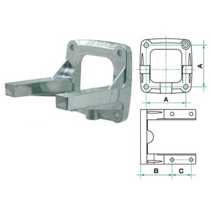 FRAME ENGINE O.S. FS120SIII , SE - 120AX - FS200S