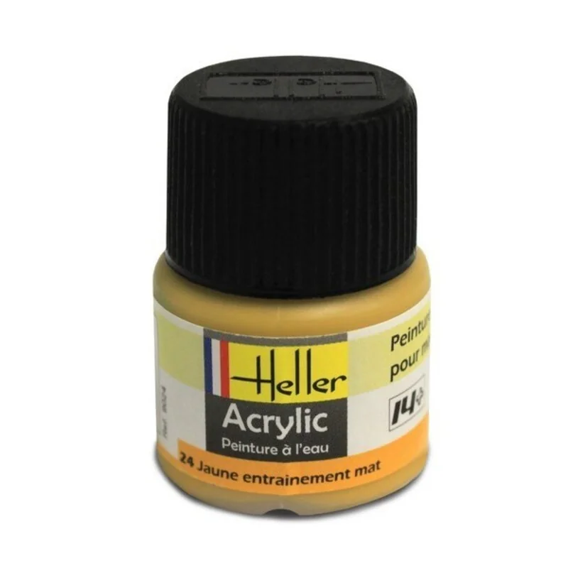 Yellow acrylic Training Mat 0.5 fl.oz 