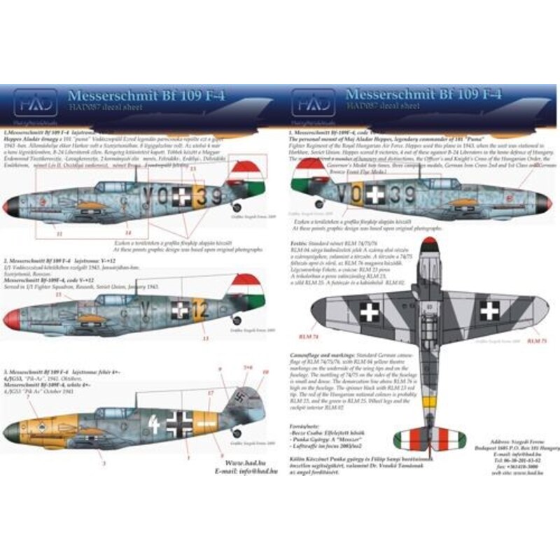 Messerschmitt Bf-109 F-4B