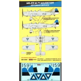 Miles M.14 Magister (Estonian Service) (designed to be used with Flashback and Special Hobby kits)