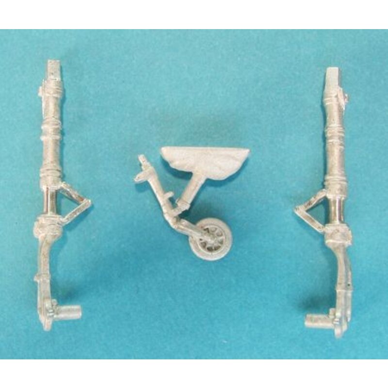 Nakajima Ki-84 Hayate Main Landing Gear (designed to be used with Hasegawa kits)