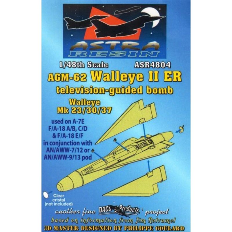 AGM-62 Walleye II ER television-guided bomb Walleye Mk.23/Mk.30/Mk.37