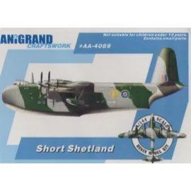 Short Shetland flying boat (kits bonus: GAL Twin Hotspur, Miles Magister Articulated trailer with wing & Martin Baker MB.5).