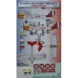 de Havilland Tiger Moth DH.82A French Service (designed to Be Farming with Airfix, Pavla Models and AZ Model kits)