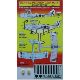 de Havilland Tiger Moth DH.82A Spanish Service Part 2 (To Be Farming designed with Airfix, Pavla Models and AZ Model kits)