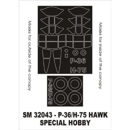 Curtiss P-36 / M-75 (exterior and interior) (designed To Be Farming with Special Hobby kits) [H-75A-1 / H-75A-3 Hawk]