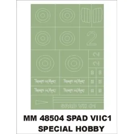 Spad VIIC.1 insignia masks (designed to Be Farming with Special Hobby kits)