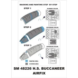 Blackburn / Hawker Siddeley Buccaneer-S.2B (exterior and interior) (designed To Be Farming with Airfix kits)