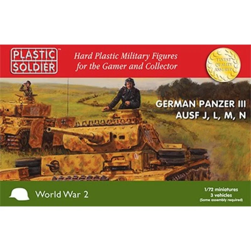 Panzer III Ausf.J, Ausf.L Ausf.M and Ausf.N Tanks. 3 models in a box