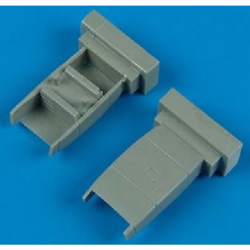 Supermarine Spitfire Mk.XIV wing radiators (designed to be assembled with model kits from Fujimi)