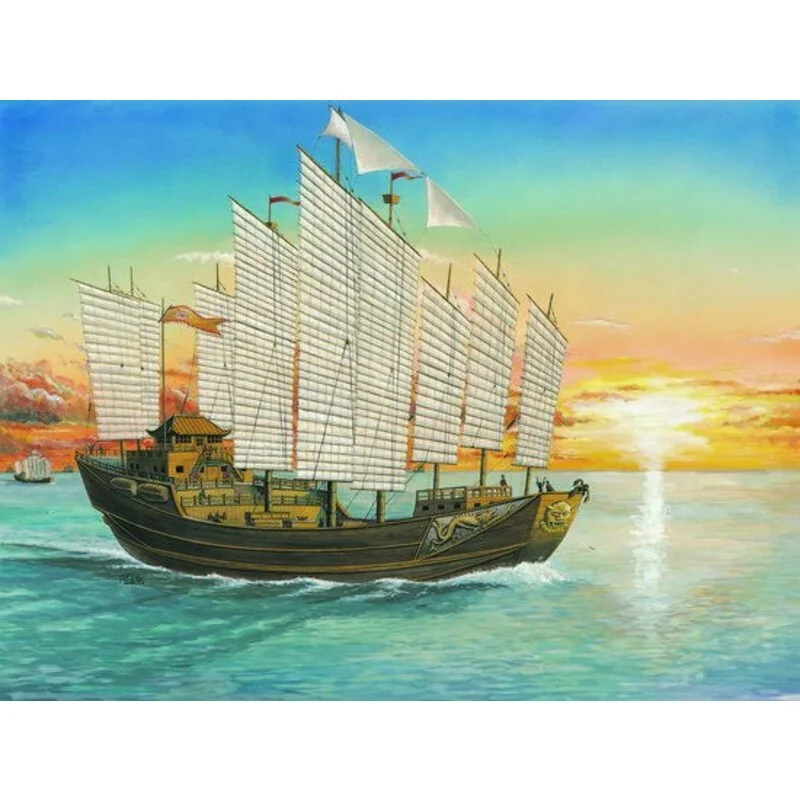 Chengho sailing Ship. 60cm long! Chinese Ming Dynasty. 1405-1430