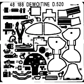 Dewoitine D.520 (designed to be assembled with model kits from Tamiya)