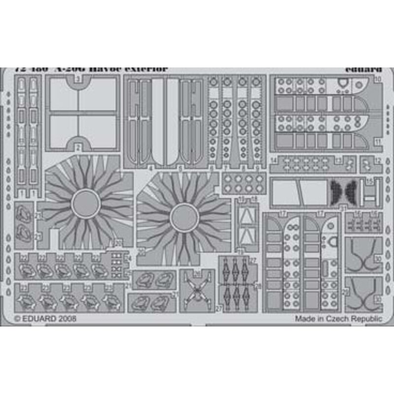 Douglas A-20G Havoc exterior (designed to be assembled with model kits from MPM)