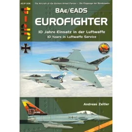 BAe/EADS Eurofighter/Typhoon £ - 10 Jahre Einsatz in der Luftwaffe. Sized A4, softcover, 64 pages, over 120 photographs, severa