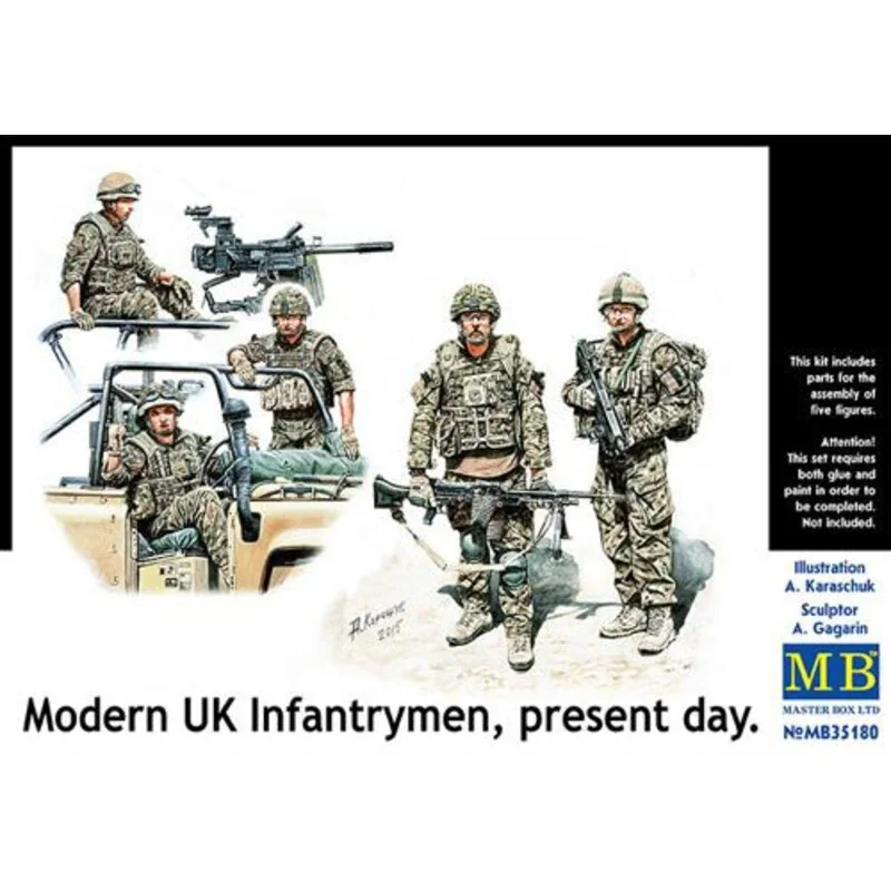 Moderne Britse infanteristen, heden