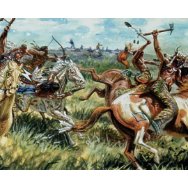 Sioux Indians mounted (12 mounted figures) Historische figuren