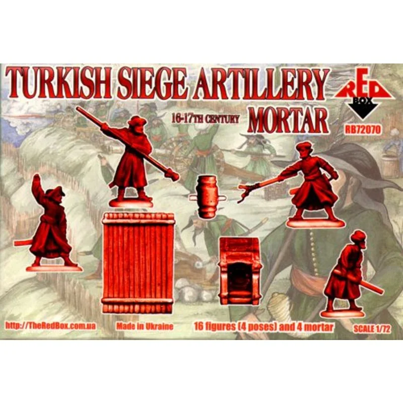 Turkse Siege Artillerie. Vijzel, 16de eeuw