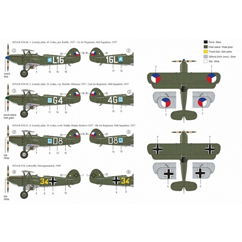 Avia B-534 / I-versie. Het prototype van de B-534 vloog voor het eerst op 25 mei 1933. De eerste opdracht aanbesteding voor de B