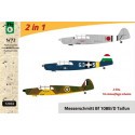 Messerschmitt Bf 108B / D Taifun DUBBELE KIT met (16 regelingen waaronder RAF, Luftwaffe, US Navy, Rusland, Hongarije, Tsjechisc